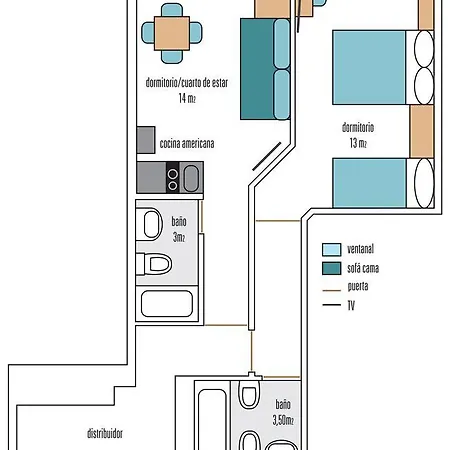 Apartment Sabinas Don Jaime